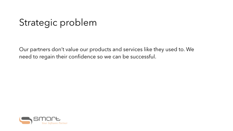 Strategic problem statement